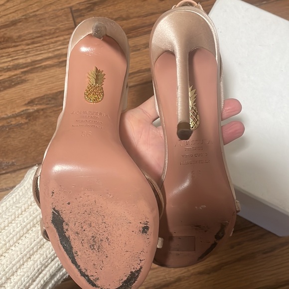 Aquazzura satin bow heels - Picture 4 of 6